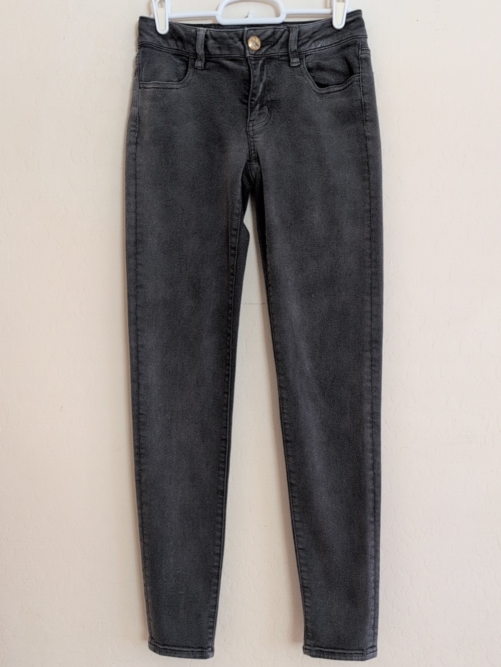 American Eagle Jegging Super Soft Stretch Grey Skinny Jeans - Size 00